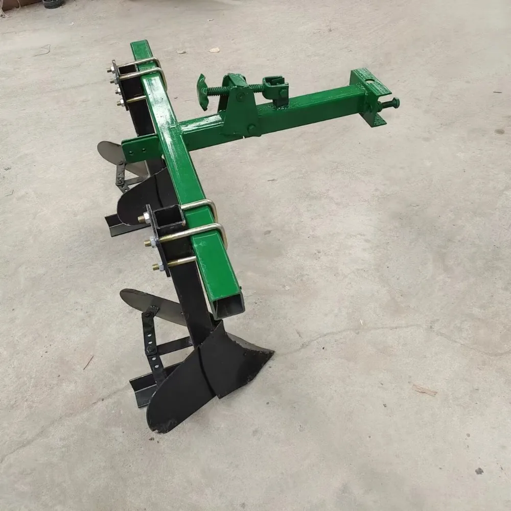 Hand held ridge plow ridge plow hand plow ridge making ditching ridging rotary tiller rear kit