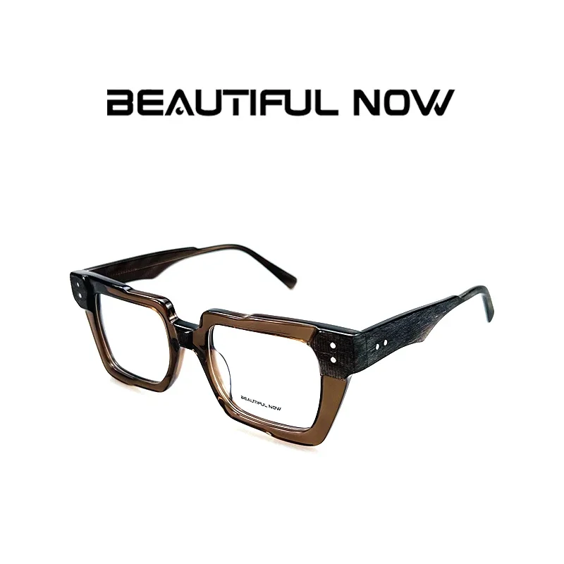 

Vintage Eyeglasses Frames Bold and Stylish Optical Glasses for Prescription Retro Look with Thick Rim Sunglasses Compatible