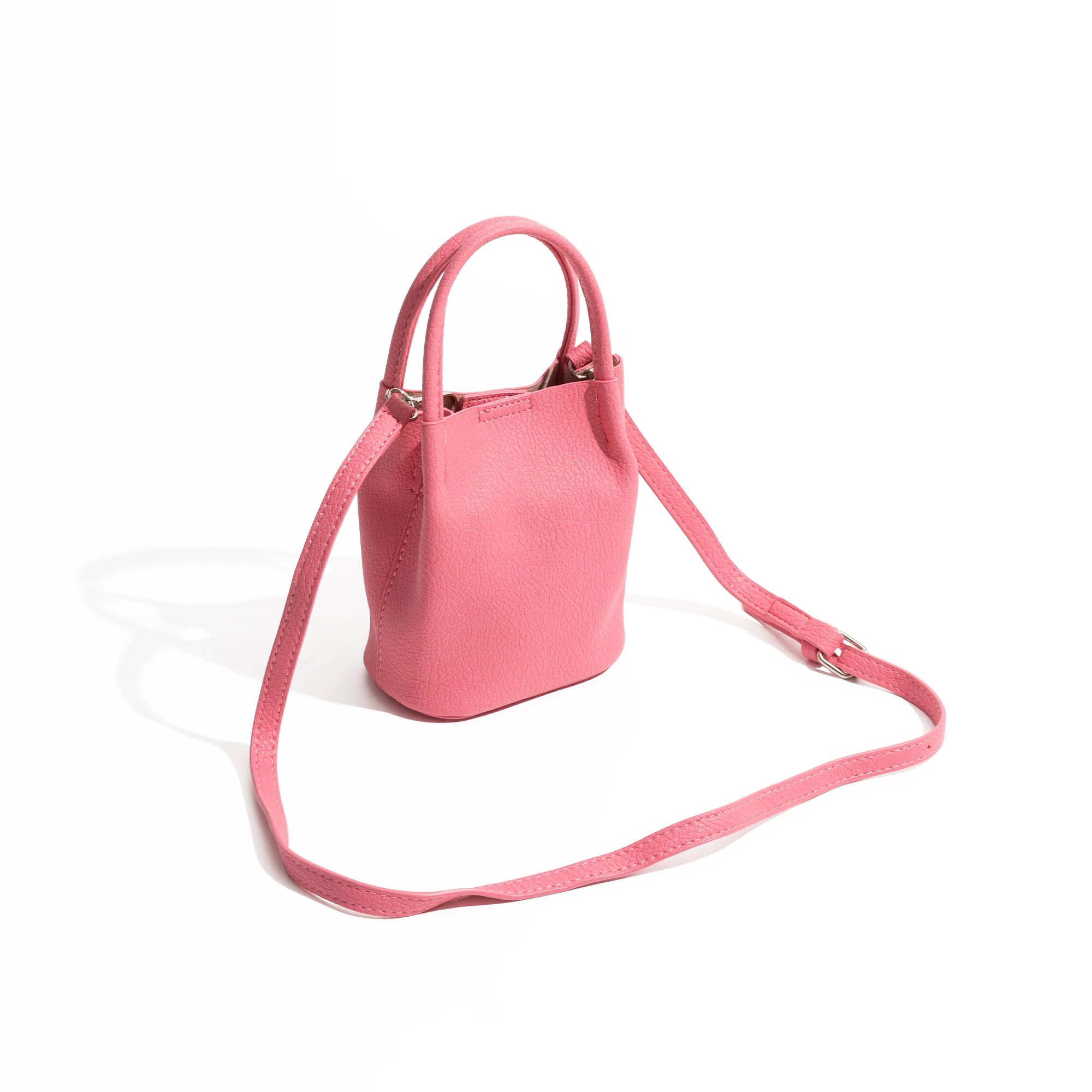 MABULA PU skórzana mała torebka typu Bucket luksusowy design torebka na ramię odpinany pasek torba typu crossbody stylowa solidna prosta tornister