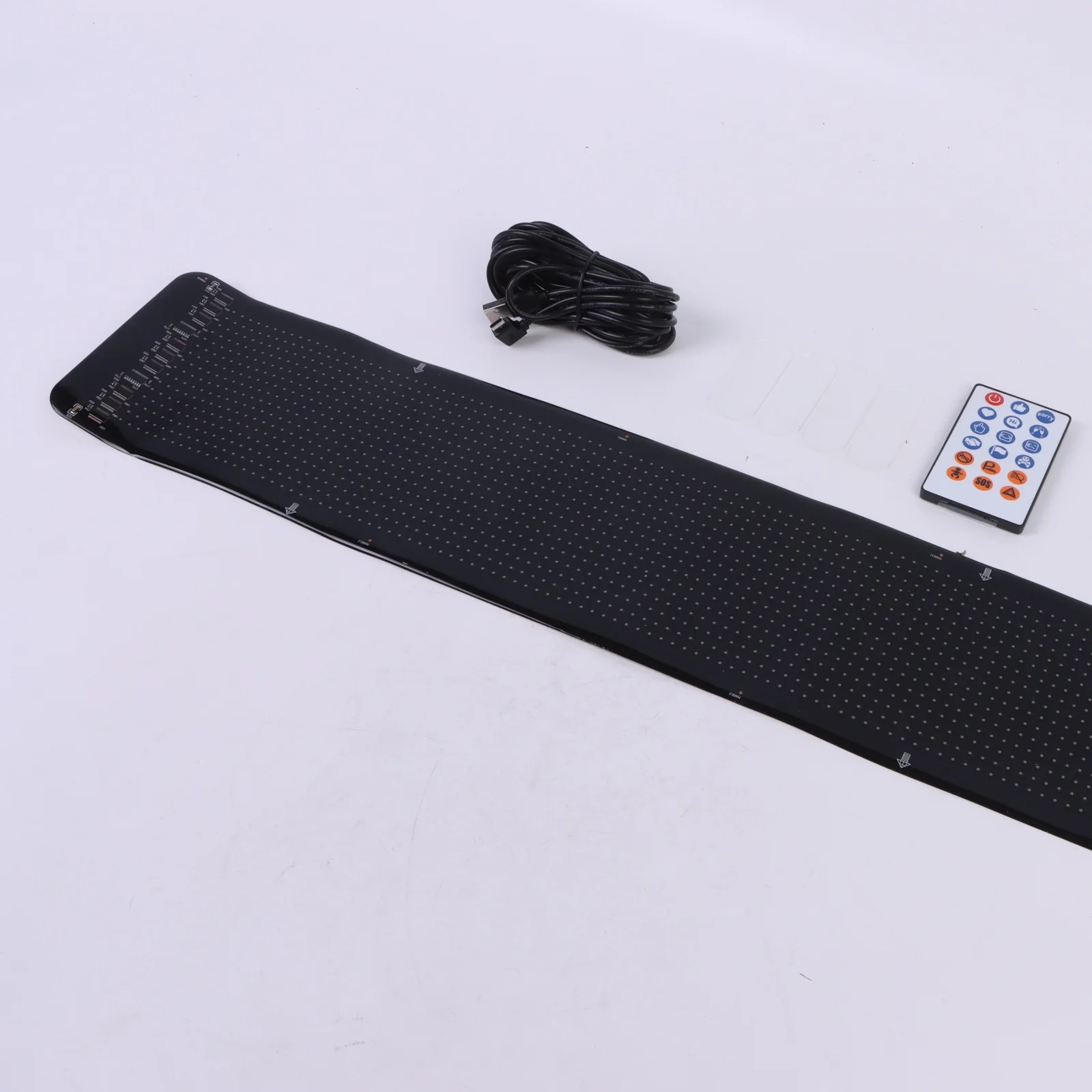 DPGKITS 1個 LED車載ディスプレイ画面 トラックライトボード フレキシブルカーDIYピクセルスクリーン 16 * 96ピクセル 車アクセサリー卸売