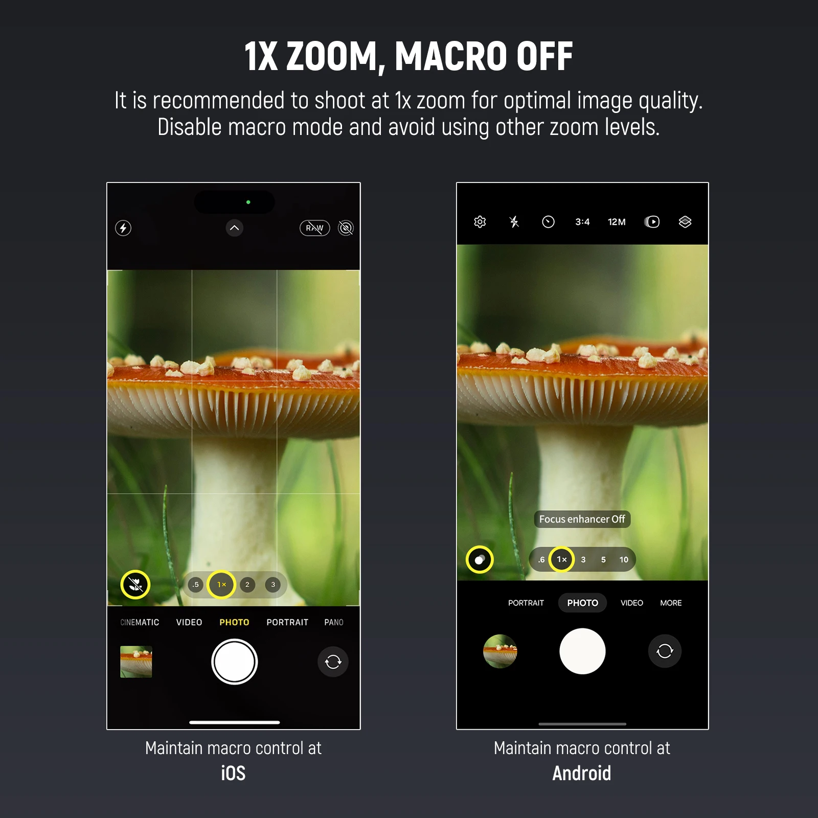 NEEWER Obiektyw makro 105 mm z klipsem do obiektywu telefonu z gwintem 17 mm i pierścieniem adaptera filtra 67 mm, odpowiedni do fotografii makro na telefonie komórkowym — zdjęcie produktu 4
