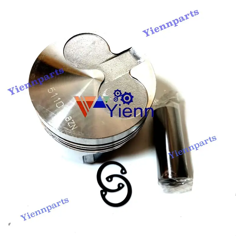 For Caterpillar CAT C1.1 Piston With Pin Clips Fit Excavator Tractor Loader Diesel Engine Repair Parts