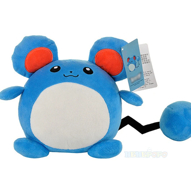 Free Shipping Original Cute Marill Bulbasaur Cubone Eevee Snorlax Lapras Kids Gift Pokemon Plush Doll