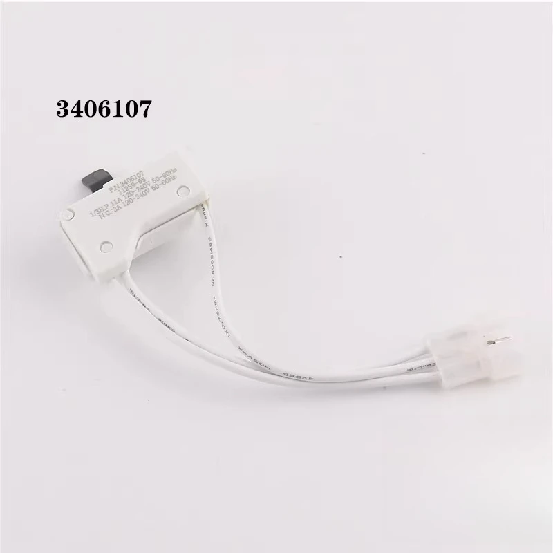 for Dryer Door Switch Kit 3406107 Whirlpool Kenmore Sears Maytage Roper Estate 3406105 AP3132865 3405100 3405101 3406101 3406109