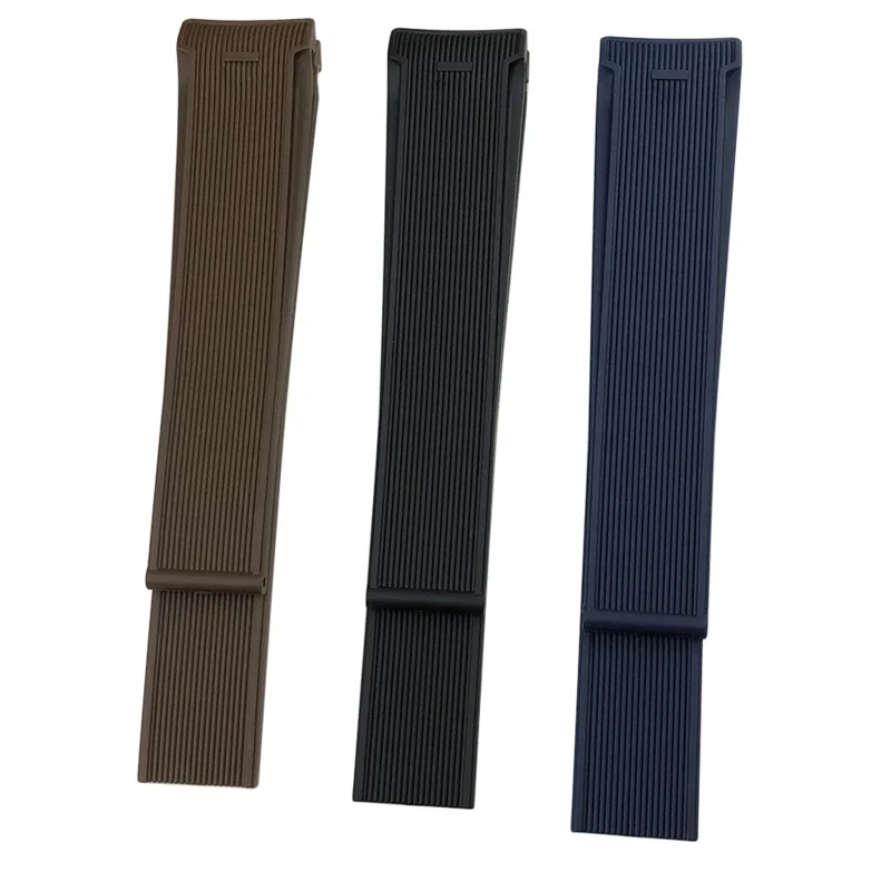 20 مللي متر 22 مللي متر جودة عالية المطاط الطبيعي حزام الساعات ل تاغ هوير Aquaracer 300 WAY201A WBP5110 الغوص حزام ساعة اليد سوار سيليكون