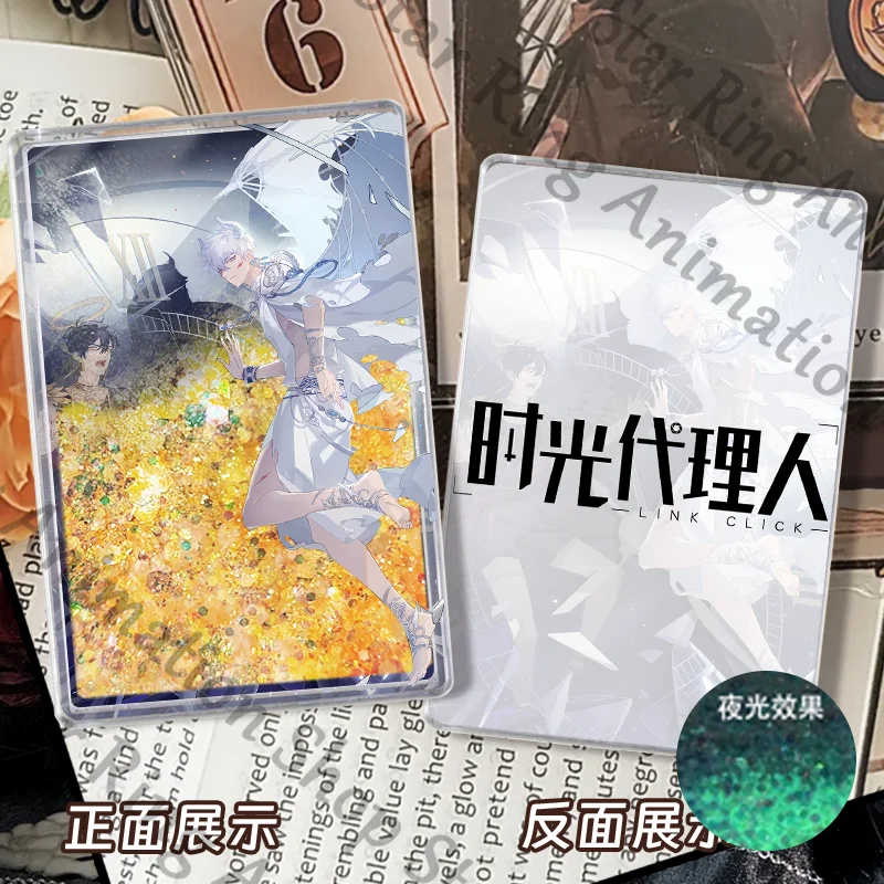 

Link Click Lucas Charles Qiao Ling Anime Quicksand Mahjong Acrylic Drift Sand Standing Board Cospaly Cartoon Collect Gift