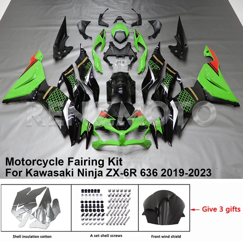 

For Kawasaki Ninja ZX-6R 636 19-23 Fairing K0619-101a Motorcycle Set Body Kit Decoration Plastic Guard Plate Accessories Shell