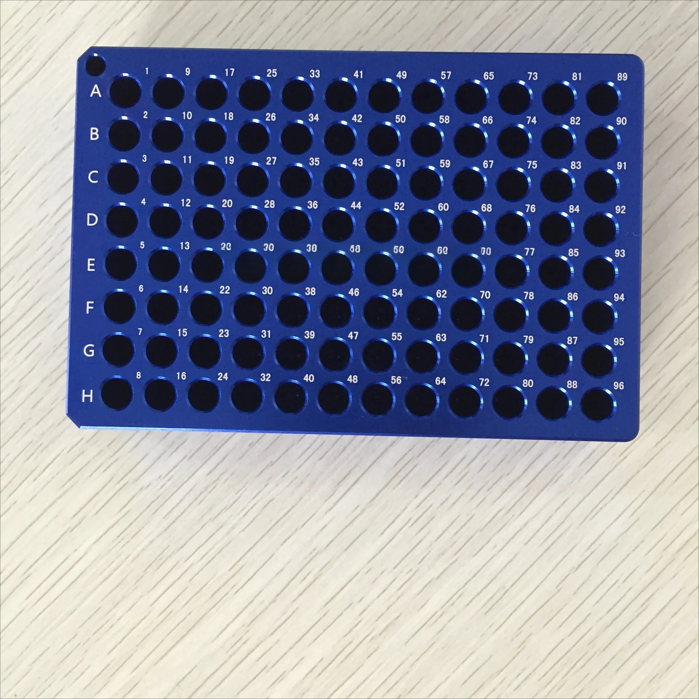 PCR ice box 96 orifice plate pipe rack low temperature liquid preparation module 0.2ml 1.5ml 2.0ml aluminum ice box