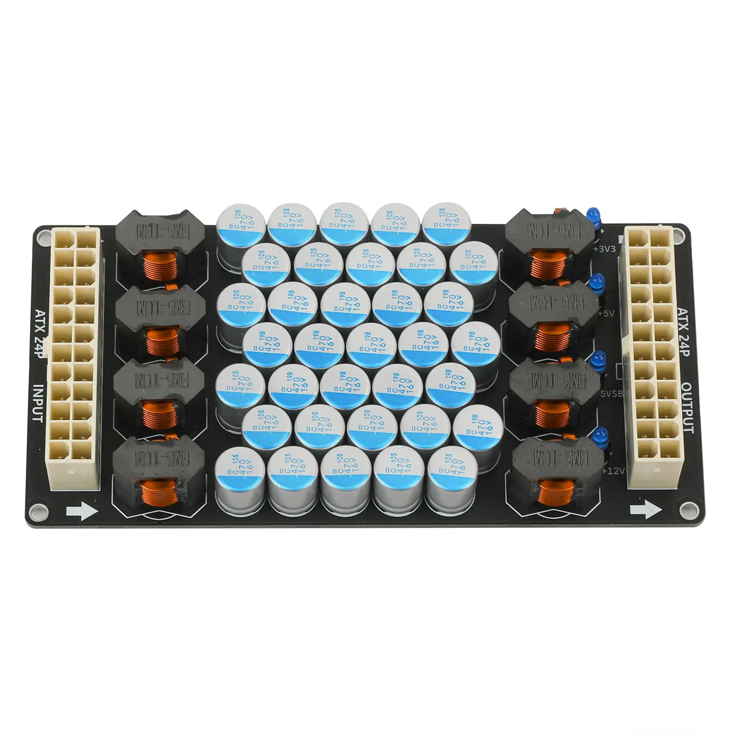 PCHIFI Digital Audio Player ATX Motherboard DC Power Filter Module Interface Board for CPU PCIe Graphics Card Lossless Music