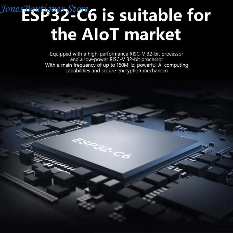Advanced ESP32 Development Board with 1.47inch LCD Display WiFi6 and BT5 2.4Ghz for DIY Electronics Enthusiasts W8KE