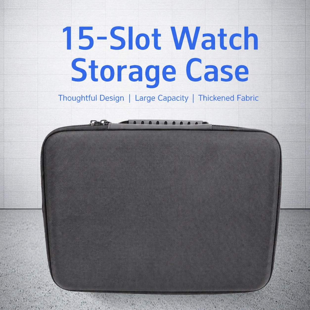 15-Slot Watch Organizer High-Quality Dustproof Watch Bag Portable Watch Box Portable For Bedroom Travel