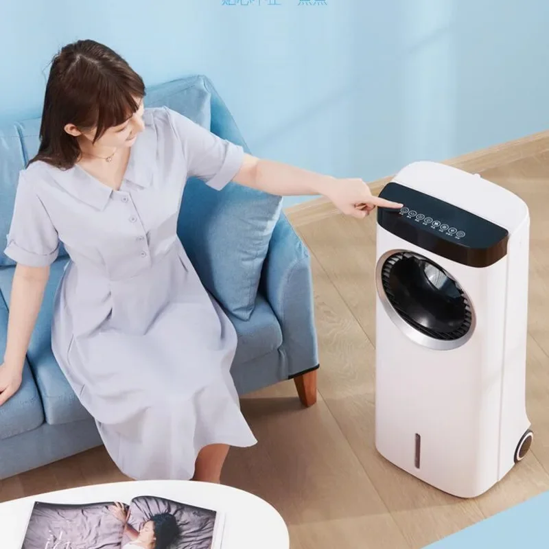 المنزلية بدون أوراق مروحة التبريد المياه المبردة الصغيرة موبايل مكيف الهواء عنبر ثلاجة صغيرة مبرد الهواء المحمول