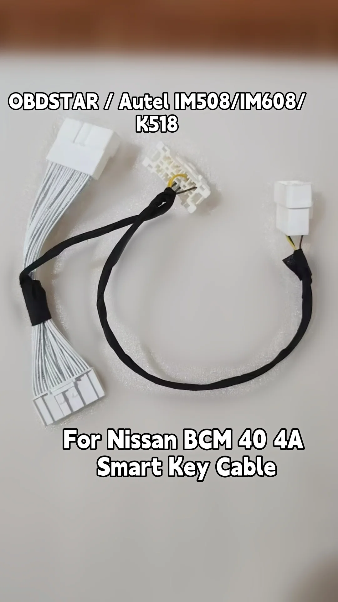 

OBDSTAR Autel IM508/IM608/K518 Compatible - Nissan BCM 40 4A Smart Key Cable for Sylphy B18/Xtrail T33