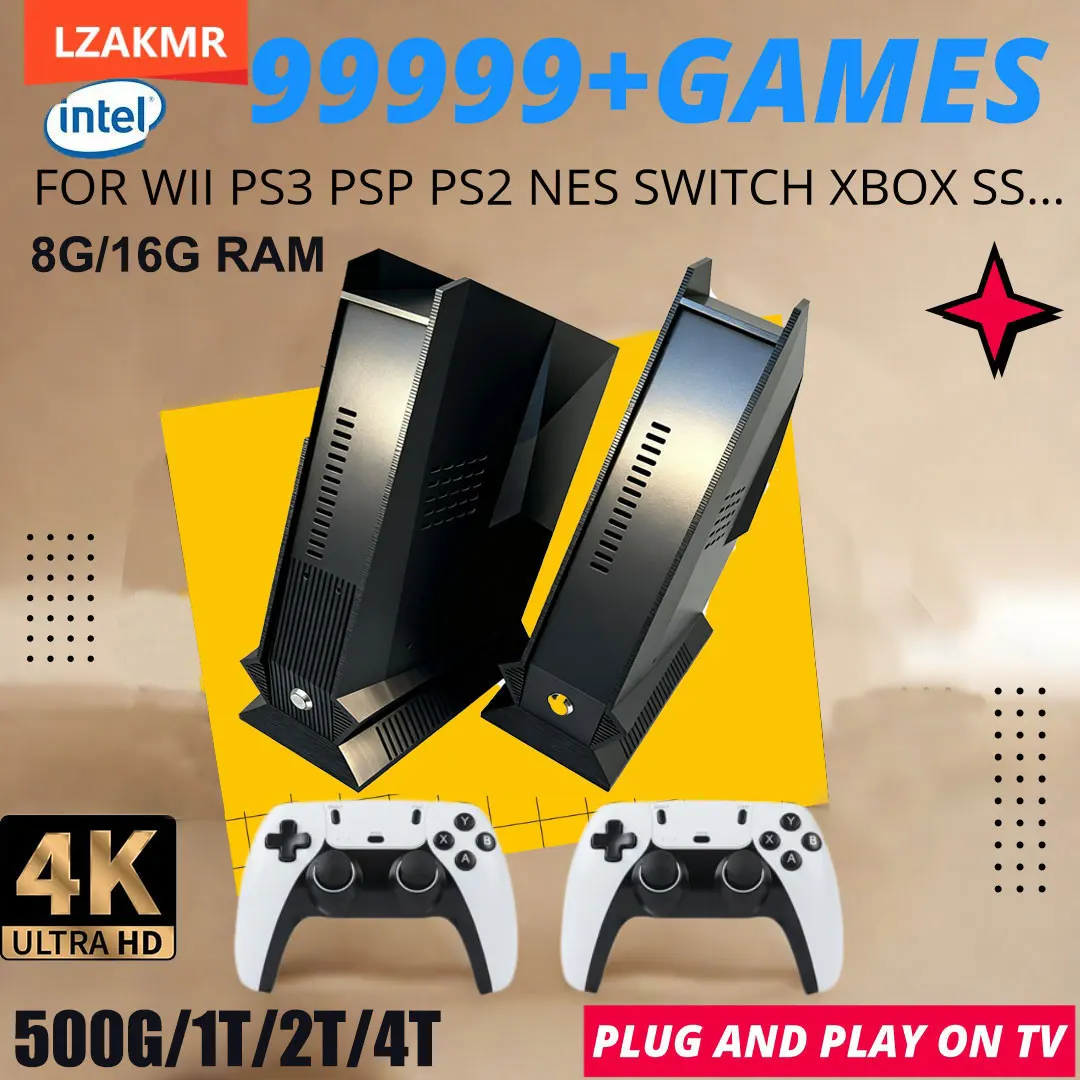 

Ретро-игровая приставка G3 Pro с двумя системами, 99999+ игр, 16 ГБ ОЗУ, 500 ГБ/1 ТБ/2 ТБ/4 ТБ HDD, для PS2, PS3, WIIU, WII, SS, SWITCH, с обновлением на базе Intel