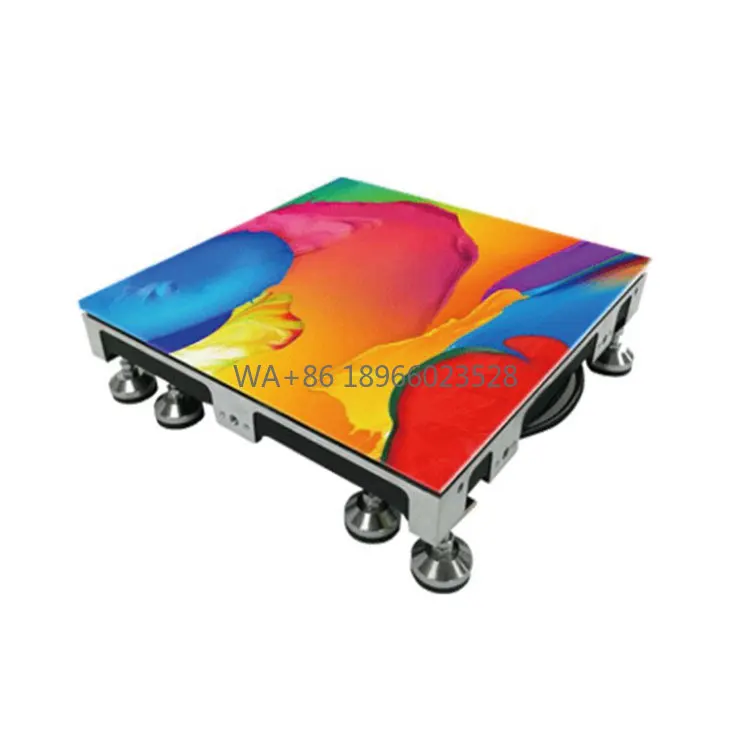 

High-Bearing Capacity Waterproof Interactive LED Display for Dance Floor Glass Walkway with Tile Display Function