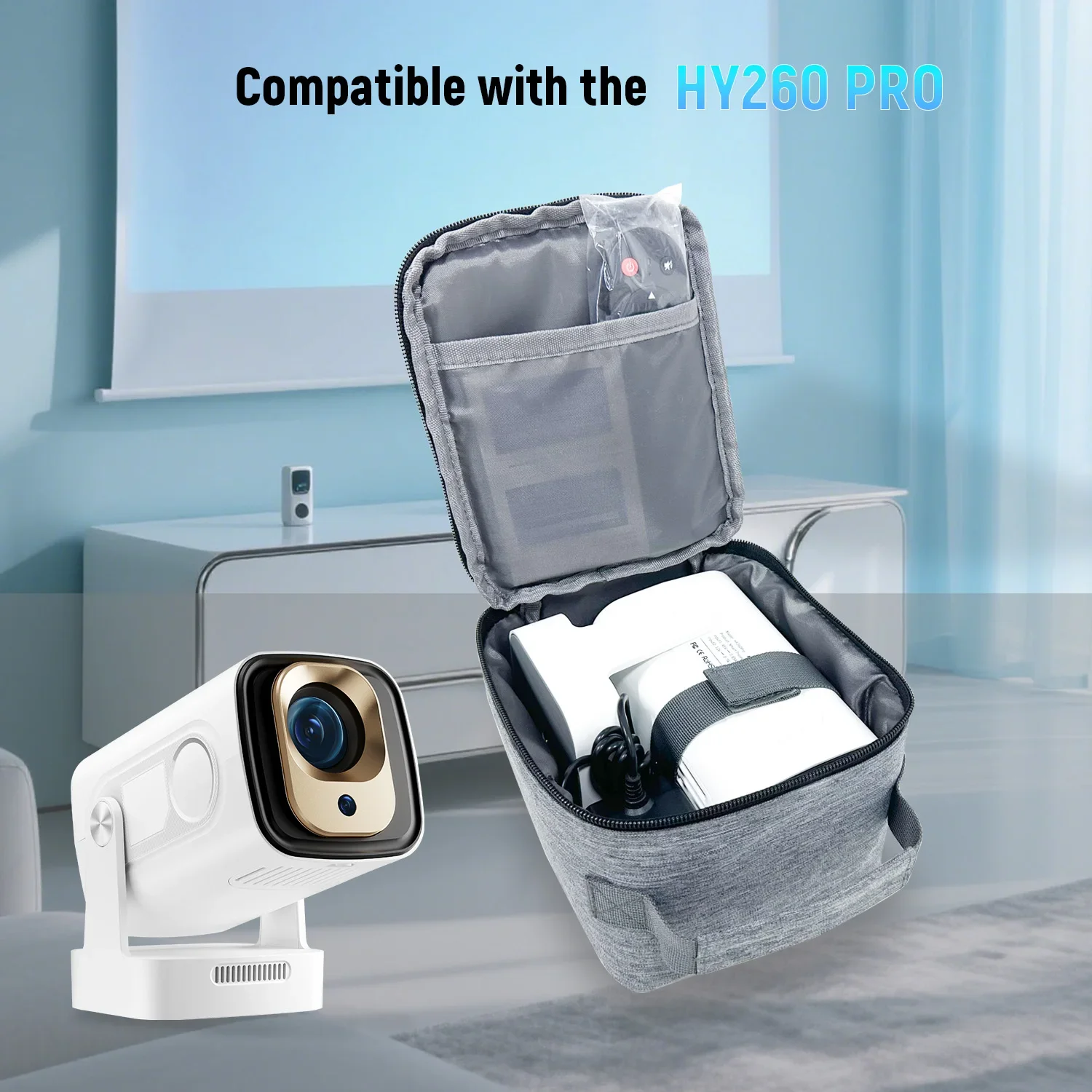 Velec Projector Storage Bag For HY260 Pro HY310 Protective Case Box Projector Bluetooth Speaker Protection Portbale Accessories