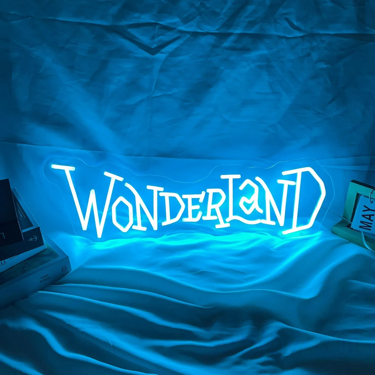 Custom WONDERLAND Neon Sign, Neon Sign Bedroom Led Neon Light, Party Decor Sign, Wonderland Led Sign, Home Room Wall Decor