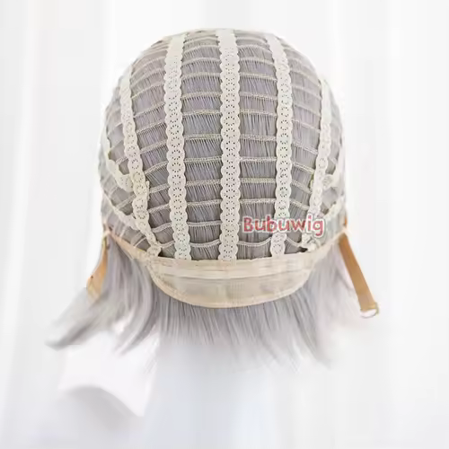 Bubuwig Synthetic Hair 100cm Long Straight Pure Color Cosplay Wigs Over 100 Colors Black White Red Blue Brown Wig Heat Resistant - Image 6