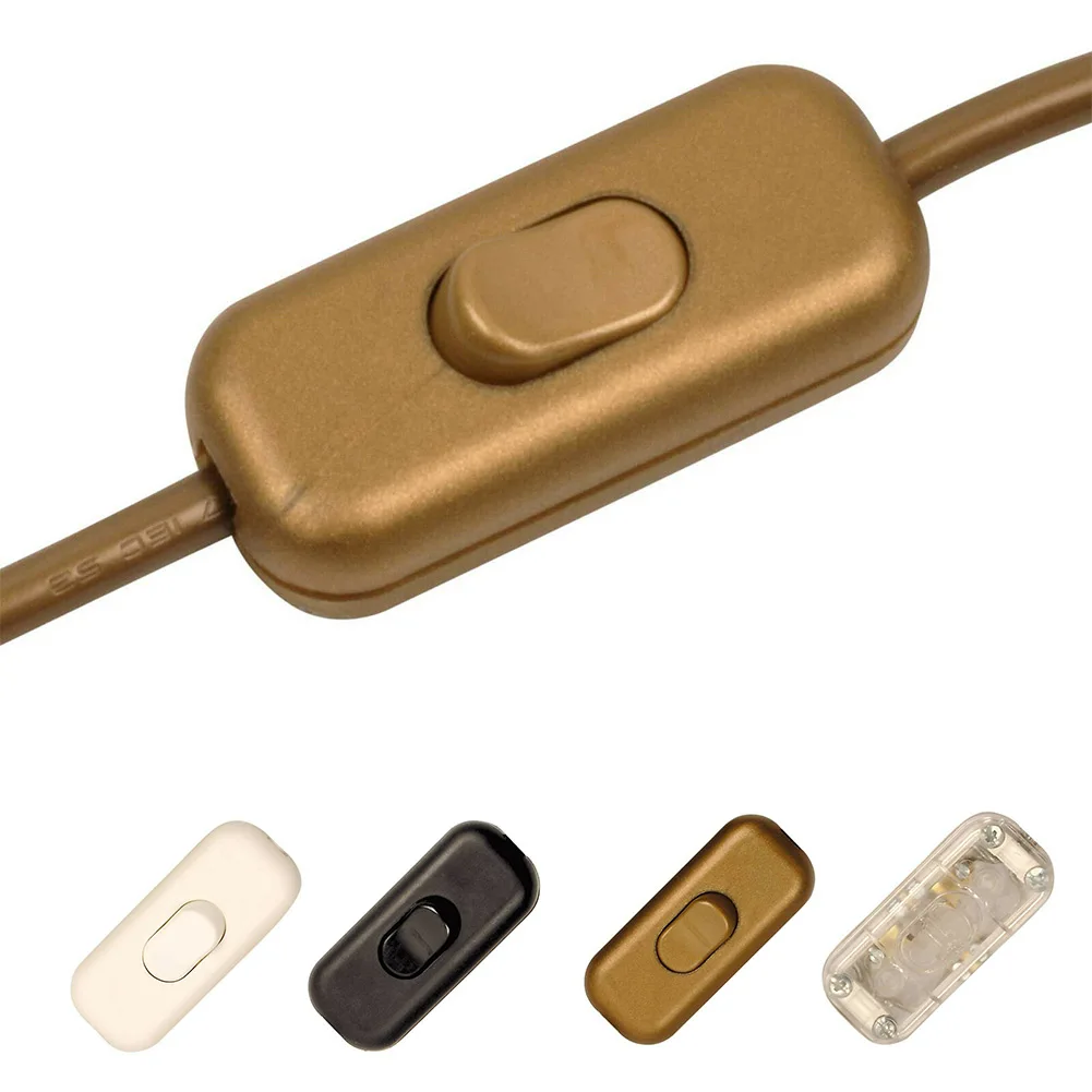 1pc 250V/2A Bedside Lamp Push Button Switch 303 Model Desk Lamp Floor Lamp Bedroom LED Lights On-Line Switch