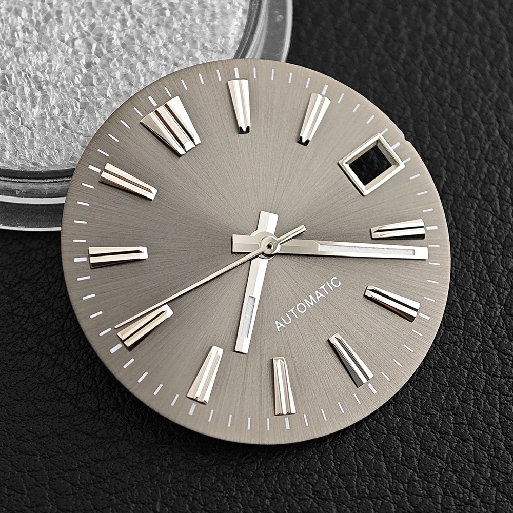NH35 Dial watch dial 28.5mm square dial sunburst dial Diversity Dial S dial Men's watch accessories suitable for NH35 movement - view 6
