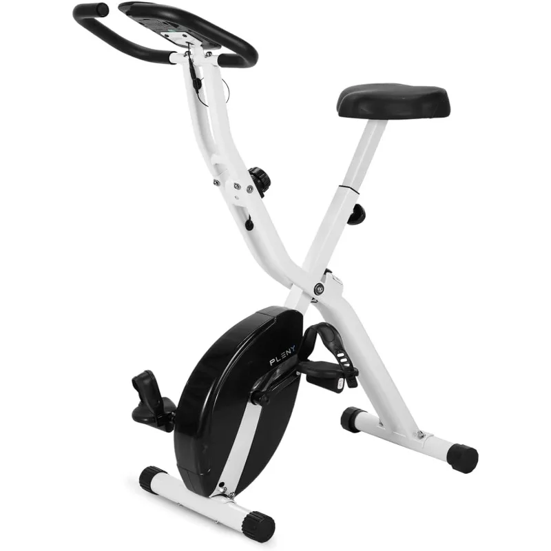 

PLENY Basic Folding Exercise [Bike for [Home], Upright Indoor Cycling, Foldable [Stationary] [Bike] Machine