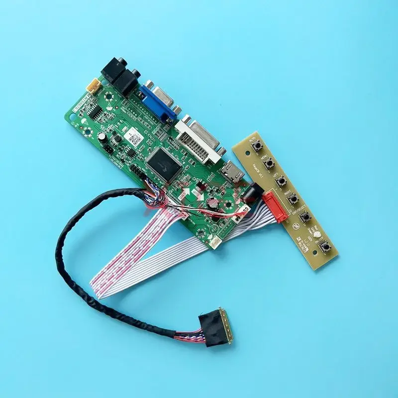 Controller Board Fit LP173WD1-TLA1/B2/C1/D2/G1/N1 LVDS 40 Pin VGA DVI Audio 17.3