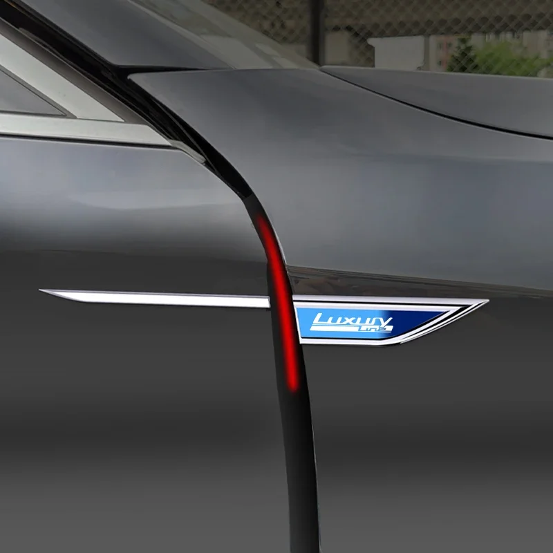2pcs car accessory Side Doors Blade car stickers for bmw sportline luxuryline f20 f30 f31 f32 f33 f34 f36 f45 f46 f48 x1 x3 x5
