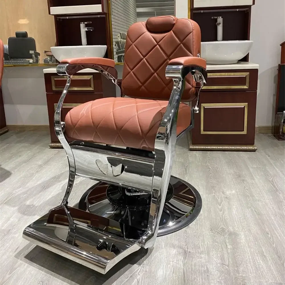 Saloon Equipments Gold New Style Classic Barber Chair Silla De Vintage Barbero Chair