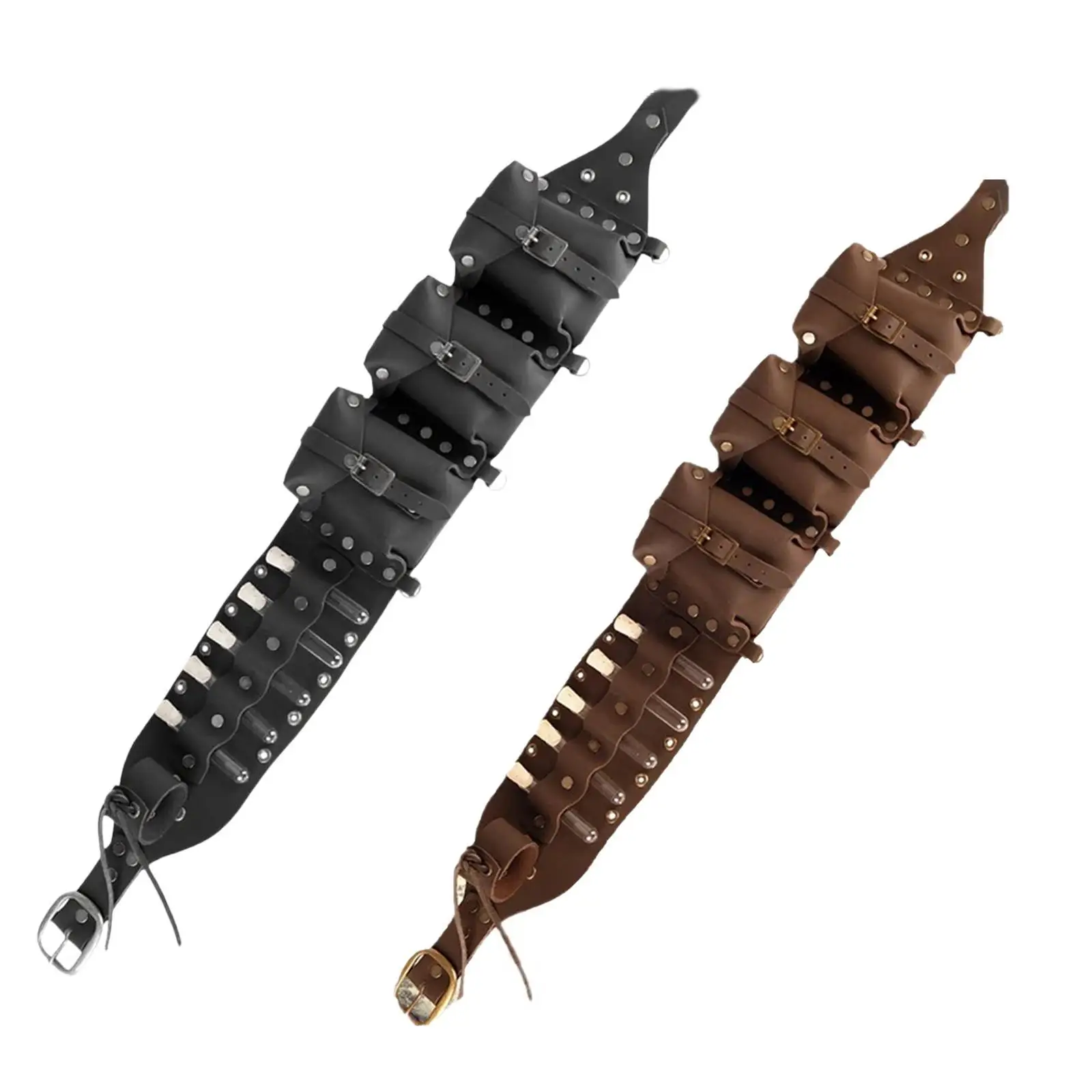 

Средневековый поясной ремень с регулируемой талией, аксессуар для косплея с флаконами для