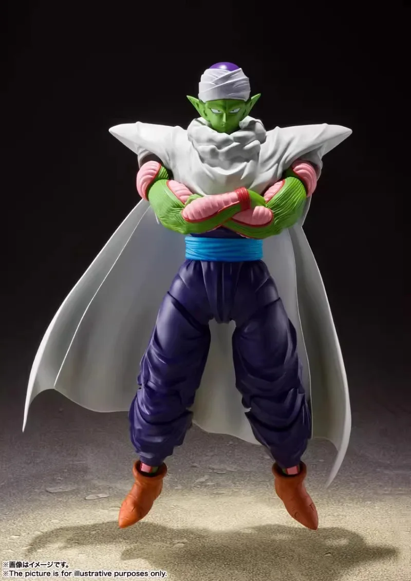 Bandai Original Anime DRAGON BALL Z SHF Piccolo PVC Action Figure Model Collection Toys birthday christmas gift