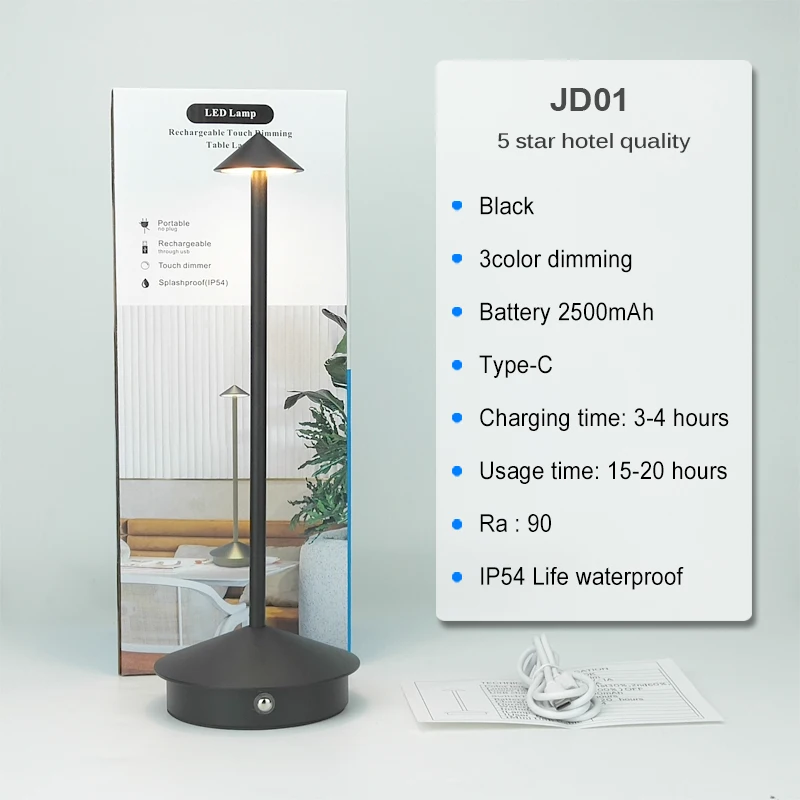 

2500 MAH advanced simple wireless charging desk lamp, hotel bar table decorative light