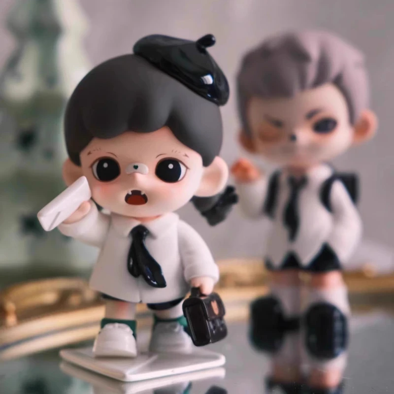 Genuíno bebê zdhe eu sou o chefe série caixa cega kawaii zakus estatueta coletar caixa mistério decoração de mesa surpresa férias presentes do miúdo