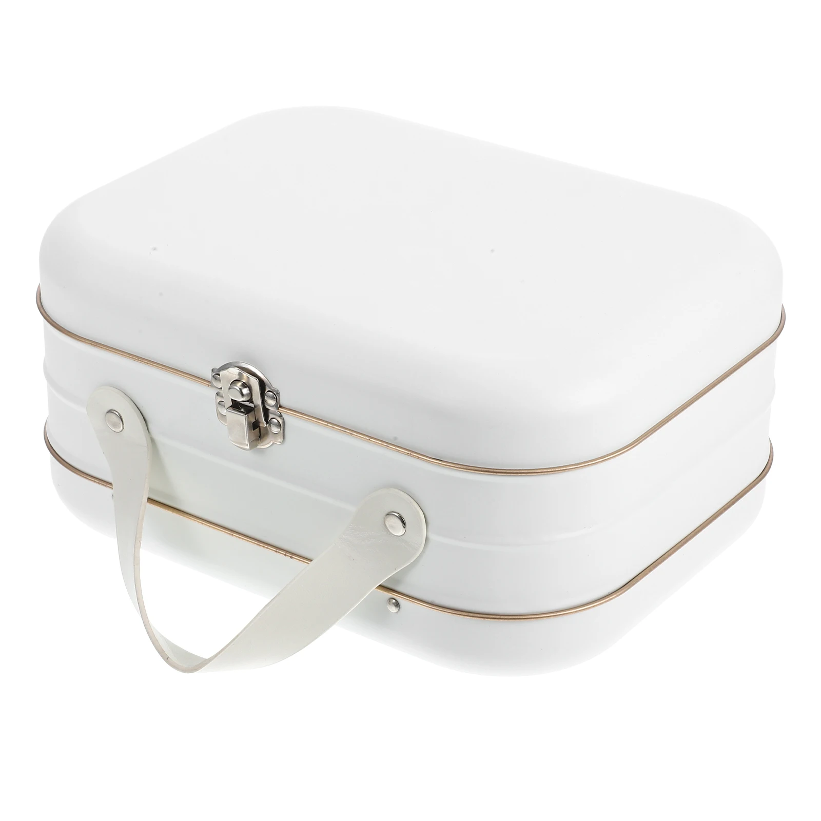 

Tinplate Desk Drawer ganizer Storage Boxes Desktop Souvenirs Multifunction Lightweight Portable Tin Box H Jewelry Coin Empty