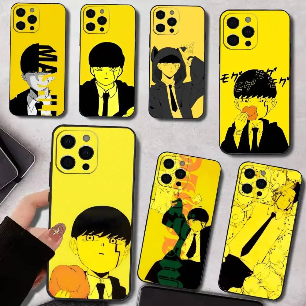 

Comics Magic and Mus-cles M-Mashle Phone Case For iPhone 17,16,15,14,13,12,11 Plus,Pro Max,XS,Soft Black Cover