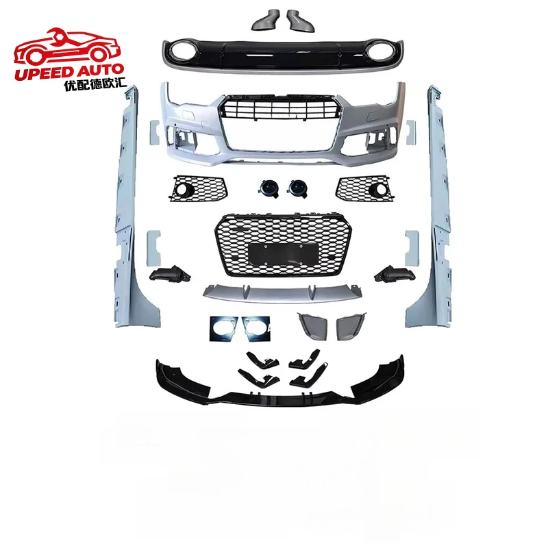 

Suitable for STLF Audis A7 C7 2012-2015 Change to 2016 2017 2018 Style Bumpers Bodykit