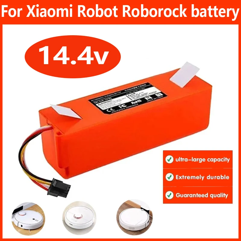For Xiaomi Original  Robotic Vacuum Cleaner Replacement Battery For Xiaomi Roborock S55 S60 S65 S50 S51 S5 MAX S6 Parts