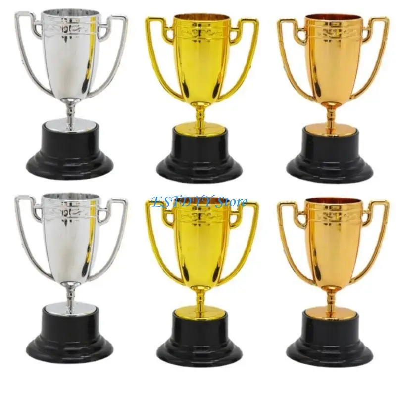 G6DE Motivational Prize Cups in Three Color for Rewarding Effort in Game Educational Setting and Festives Event