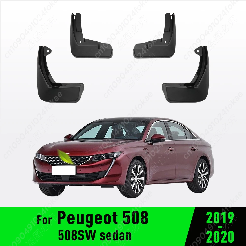 Für Peugeot 508 Limousine 508 SW 2019 2020 Kotflügel Kotflügel Schmutzfänger Schutz Spritzschutz Kotflügel Autozubehör