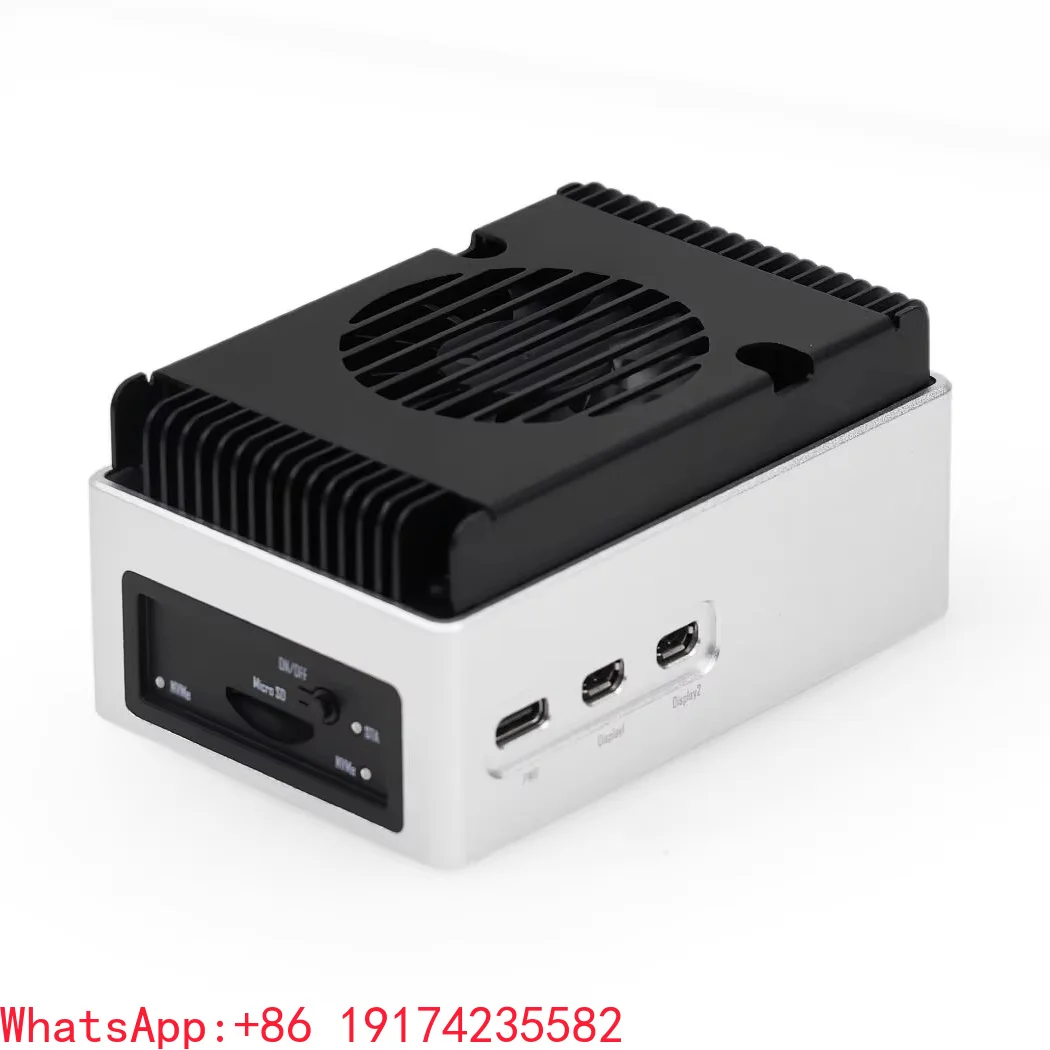 ReComputer AI R2130-12 High-Performance Edge AI Mini PC with 8GB RAM and Hailo-8 Acceleration Module Based on Raspberry Pi