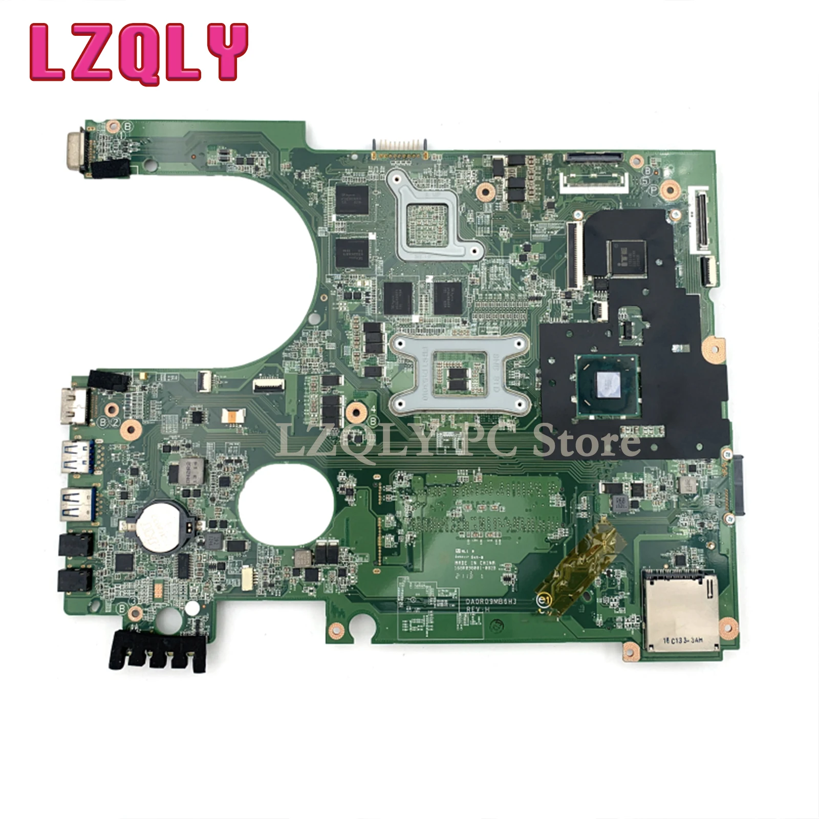 For Dell Inspiron 17R 7720 Laptop Motherboard DA0R09MB6H1 REV H CN-072P0M 072P0M HD4000 GT650M GPU DDR3 Fully Test