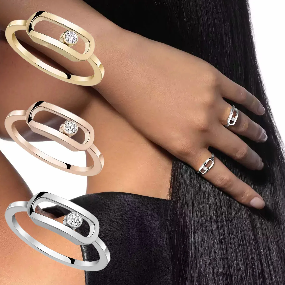 

2025 New Luxury Exquisite S925 Ring with High Beauty, Light Luxury Fashion Proposal Ring, Gift for Girlfriend's Birthday