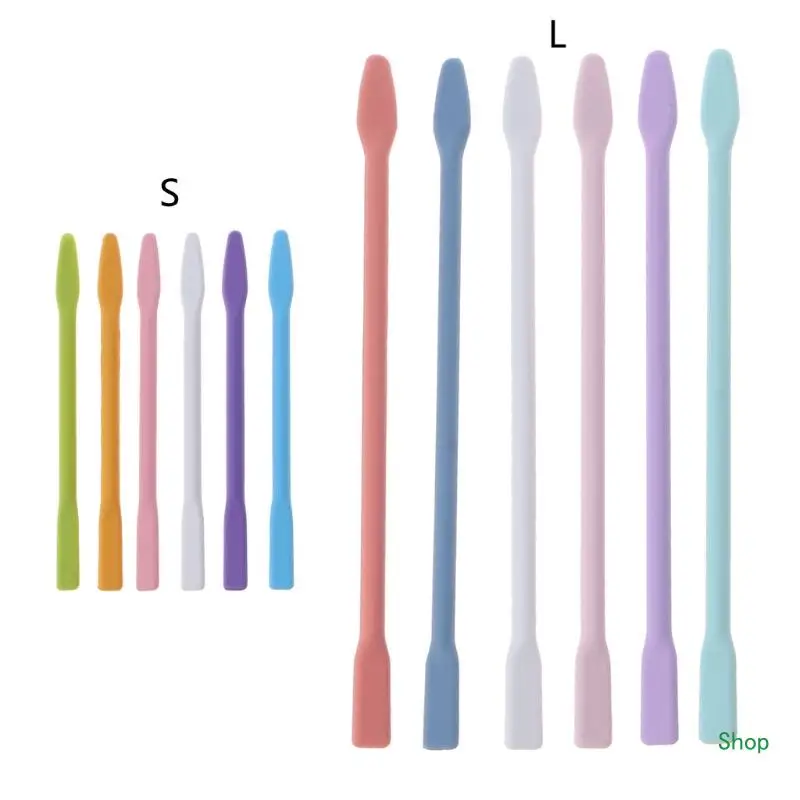 

Dropship Silicone Stir Sticks for Facial Makeup Stirring Rods for Mixing Resin Epoxy Liquid Paint Reusable Resin Tools Making