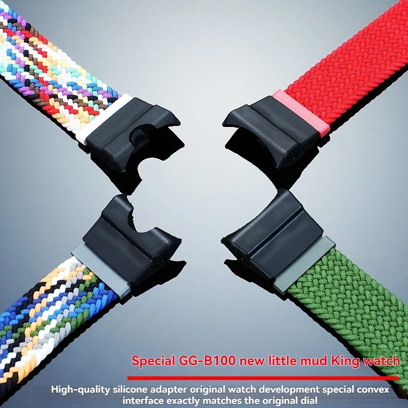 Nylon Elastic Watch Band Strap For CASIO G-SHOCK GG-B100 Mudmaster 5594 Outdoor Sports Replacement Watch Band Men - view 5