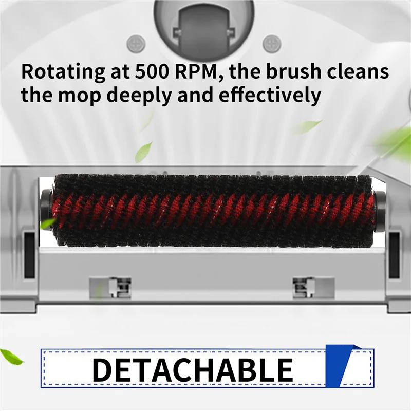 قطع غيار الأجهزة لفرشاة التنظيف Roborock S7 Maxv Ultra & S8 Pro Ultra عالية السرعة قابلة للغسل بديلة لغسل الممسحة والقيام