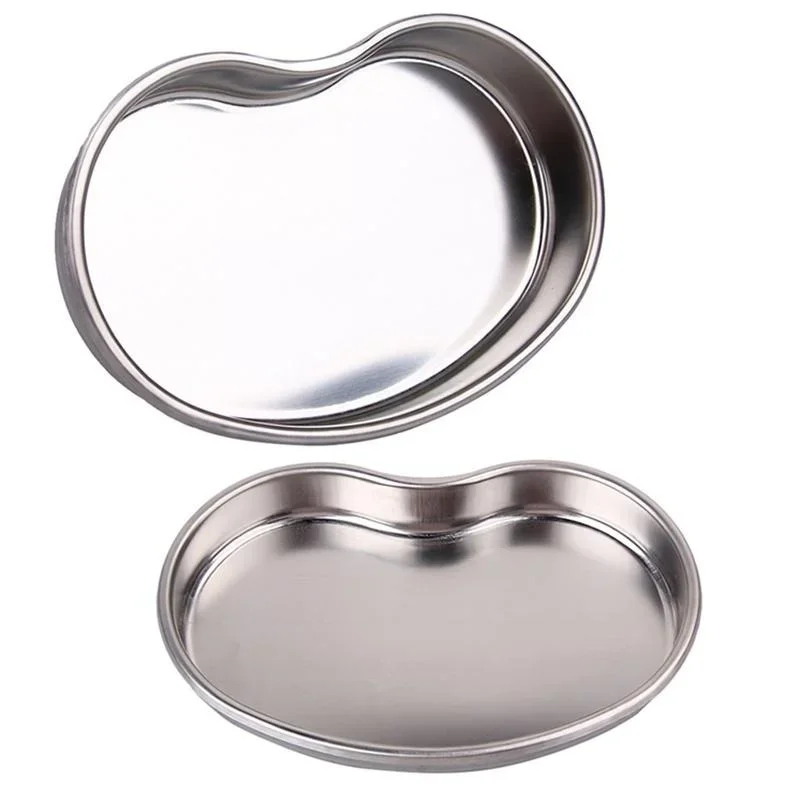 New Stainless Steel Surgical Medical Dental Instruments Bending Tray Disinfection Plate For Eyebrow Lip Tattoo Sterilization