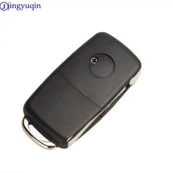 jingyuqin 適用於大眾高爾夫、帕薩特、Polo、捷達、途安、寶來、夏朗的遙控折疊汽車鑰匙殼 10 最佳銷售 福斯高爾夫 - №9