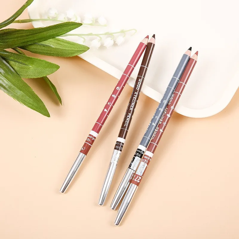 1PC Wood Professional Long Lasting Eyeliner Pencil Cosmetic Tool Makeup Lip liner Pen