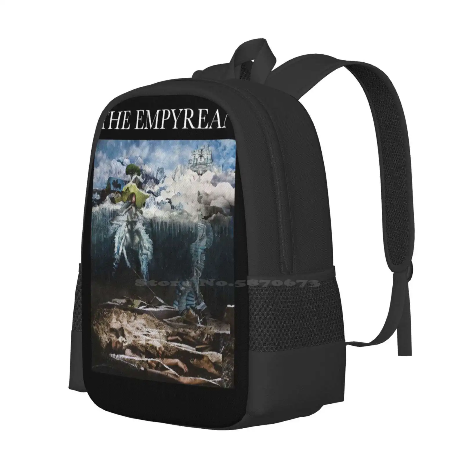 John Frusciante The Empyrean Hot Sale Backpack Fashion Bags John Frusciante The Empyrean Curtains Shadows Collide