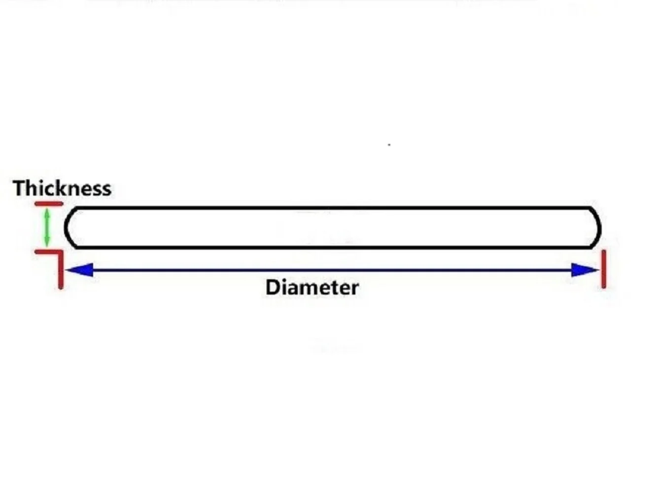 2.0mm Thick FLAT Watch Crystal 33.1mm 33.2mm 33.3mm 33.4mm 33.5mm Diameter Mineral Glass