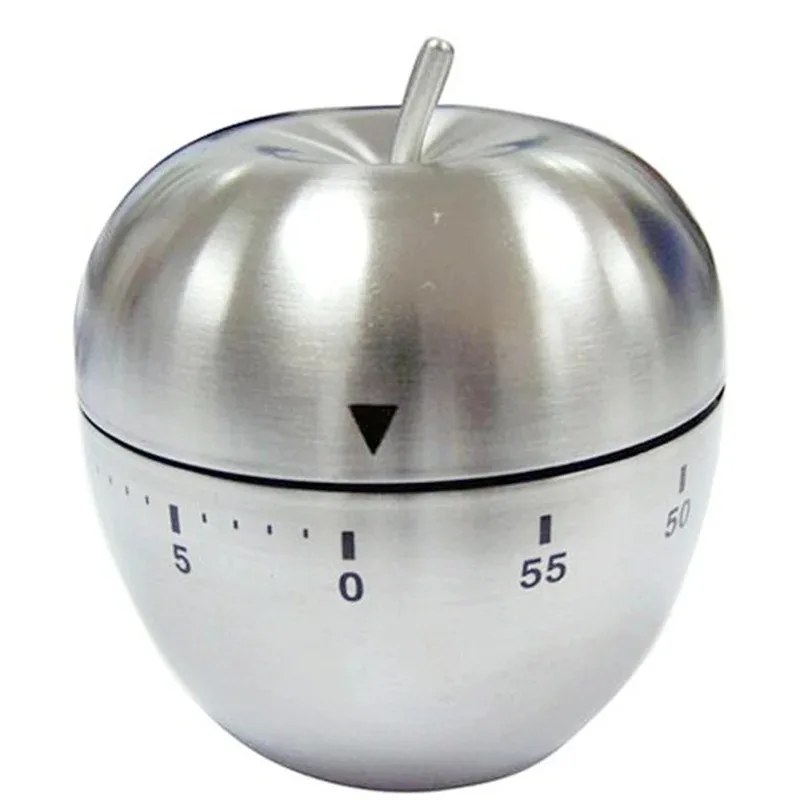 Kitchen Supplies Stainless Steel Egg Clock Kitchen Timer Alarm Count Up Down Clock 60 Minute Countdown Cooking Timer Kitchen